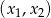 (x 1,x2) 