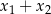 x + x 1 2 
