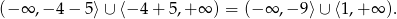 |x + 2| + |x− 3| = 5 