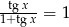 -tg-x-- 1+tg x = 1 