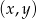 (x,y ) 
