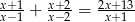 x+1- x+-2 2x+-13 x&minus;1 + x&minus; 2 = x+ 1 