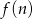 f(n) 