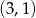 (3,1 ) 