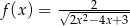  ----2----- f(x) = √2x2−4x+-3 