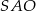 SAO 