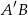 A &prime;B 