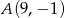 A (9,&minus; 1) 