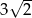  &radic; -- 3 2 