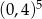 (0 ,4 )5 