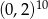 (0,2 )10 