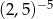 (2,5)− 5 