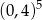 (0 ,4)5 