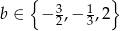 x = 2 