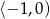 ⟨&minus; 1,0) 