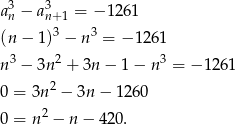 n = 21 