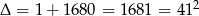 n = 21 
