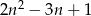 n > 1 
