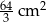 64cm 2 3 