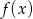 f(x ) 