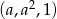  2 (a,a ,1) 