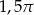 1,5π 