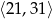 ⟨21,31⟩ 