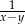 -1-- x−y 