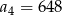 a4 = 6 48 