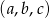 (a,b,c) 