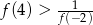  --1-- f(4) > f(− 2) 