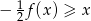 1 − 2f(x) ≥ x