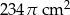 234π cm 2 