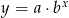 y = a&sdot;bx 