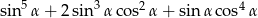  5 3 2 4 sin &alpha; + 2 sin &alpha;co s &alpha; + sin&alpha; cos &alpha; 