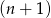 (n + 1) 