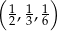 ( ) 1, 1, 1 2 3 6 