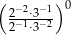 ( − 2 −1)0 2−-⋅13−2- 2 ⋅3 