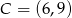 C = (6,9) 