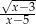 √ ---- -xx−−35 