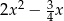 x = − 2 