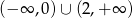 3y − 4x + 2 = 0 