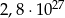 2,8 ⋅1027 