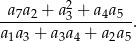 a7a2 + a2+ a4a5 ---------3--------. a1a3 + a3a4 + a2a5