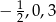 − 12,0,3 