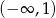 (− ∞ ,1) 