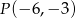 P (&minus;6 ,&minus;3 ) 