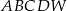 ABCDW 