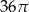 36π 