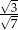 √ - √-3 7 